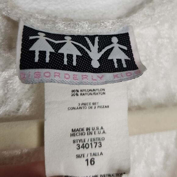 Vintage Youth Girls Kids White Lace Shawl Cardigan Shrug Disorderly Kids 16 - Picture 2 of 5
